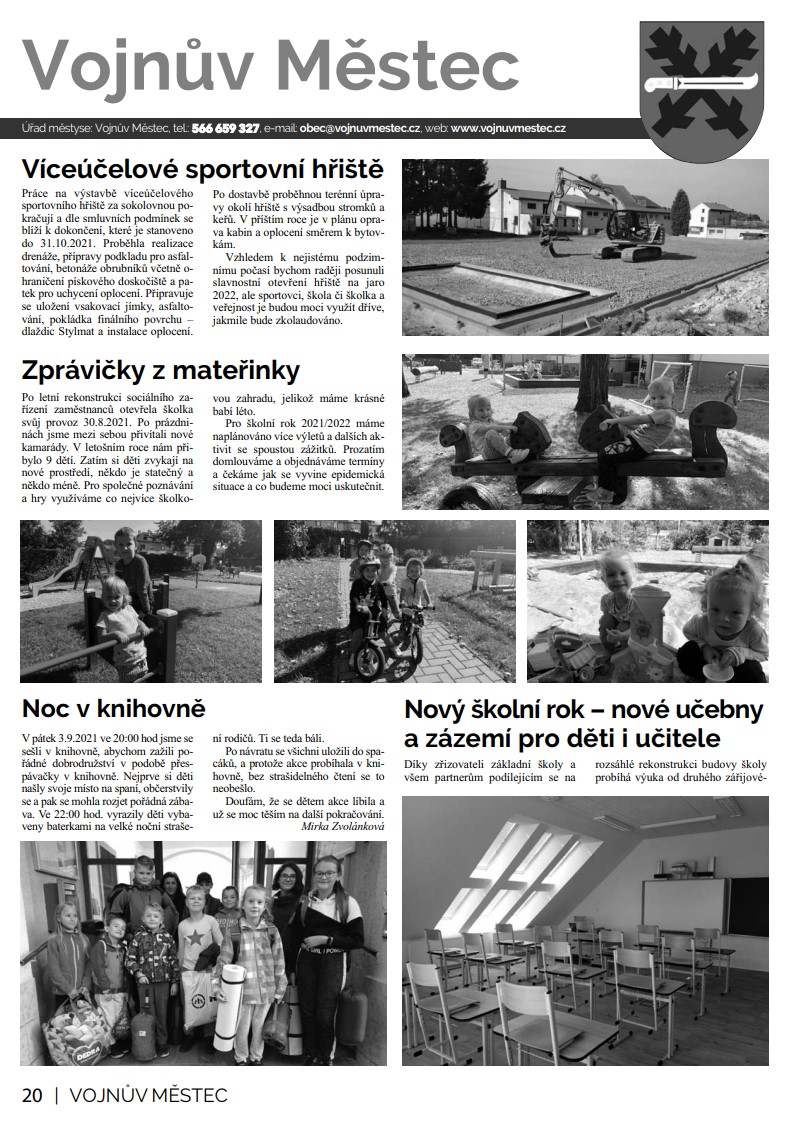 Novinky Vojnův Městec