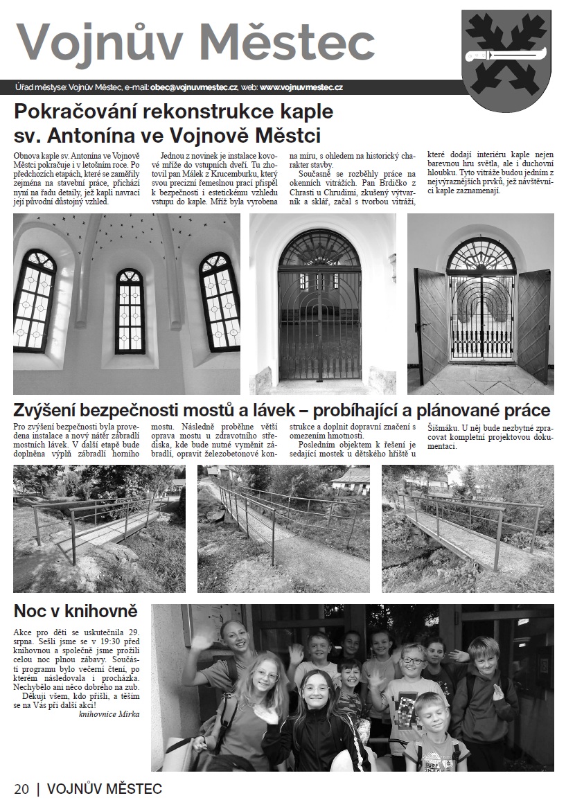 Novinky Vojnův Městec
