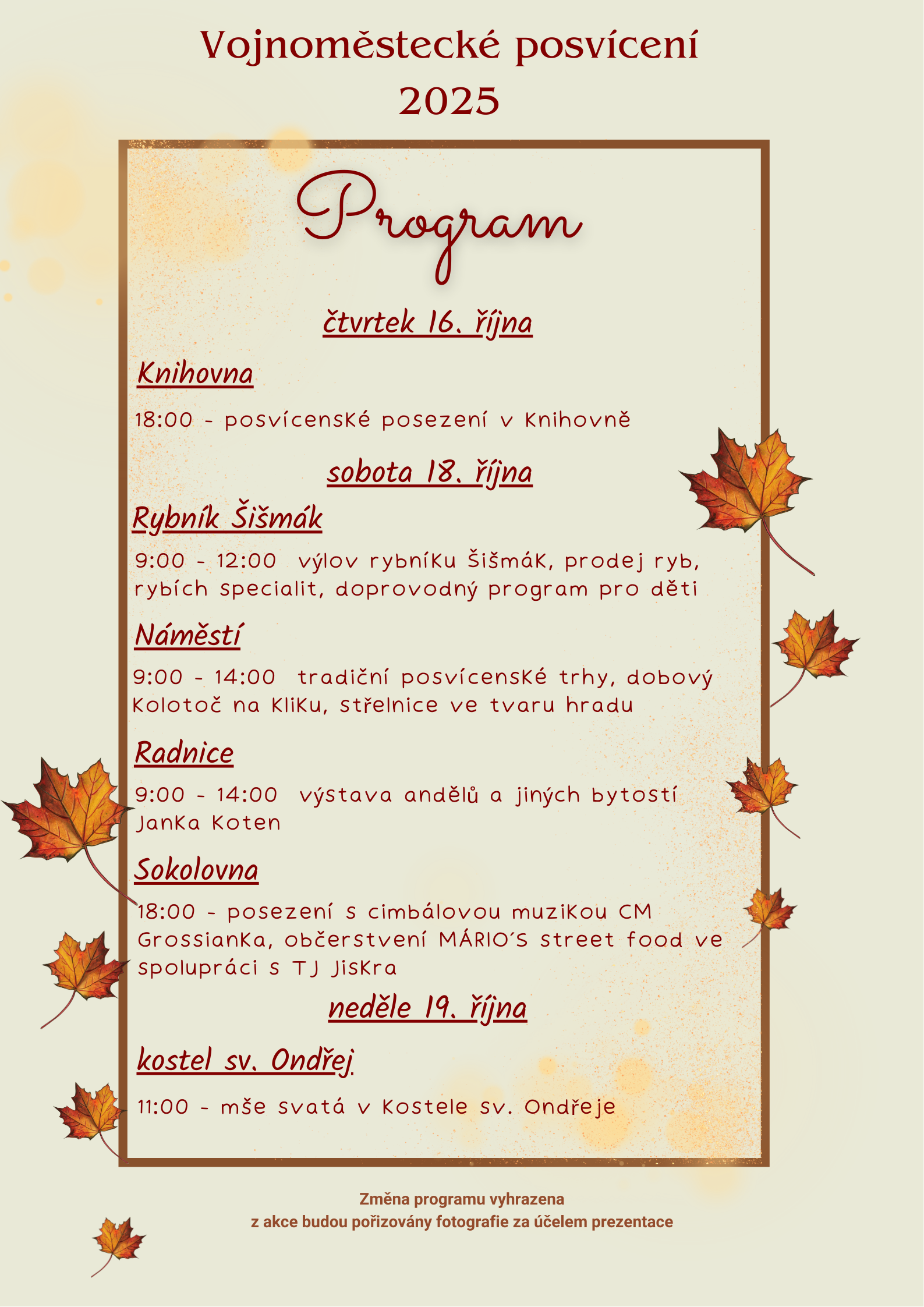 Vojnoměstecké posvícení