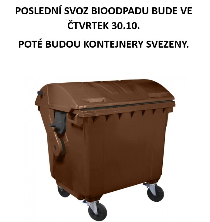 Poslední svoz bioodpadu