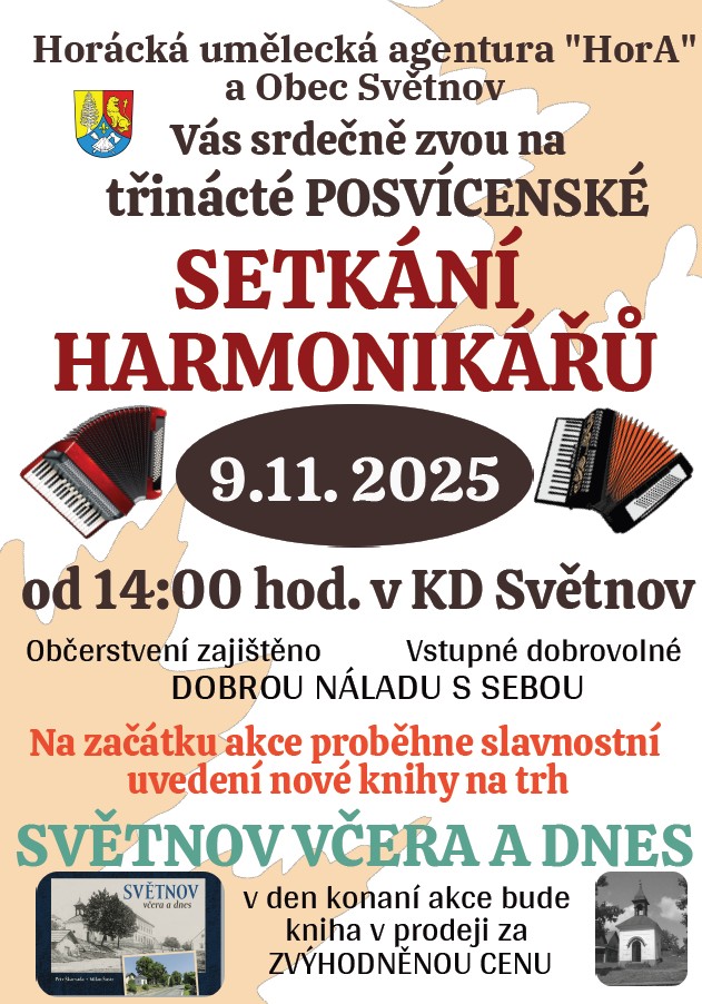 Setkání harmonikářů ve Světnově