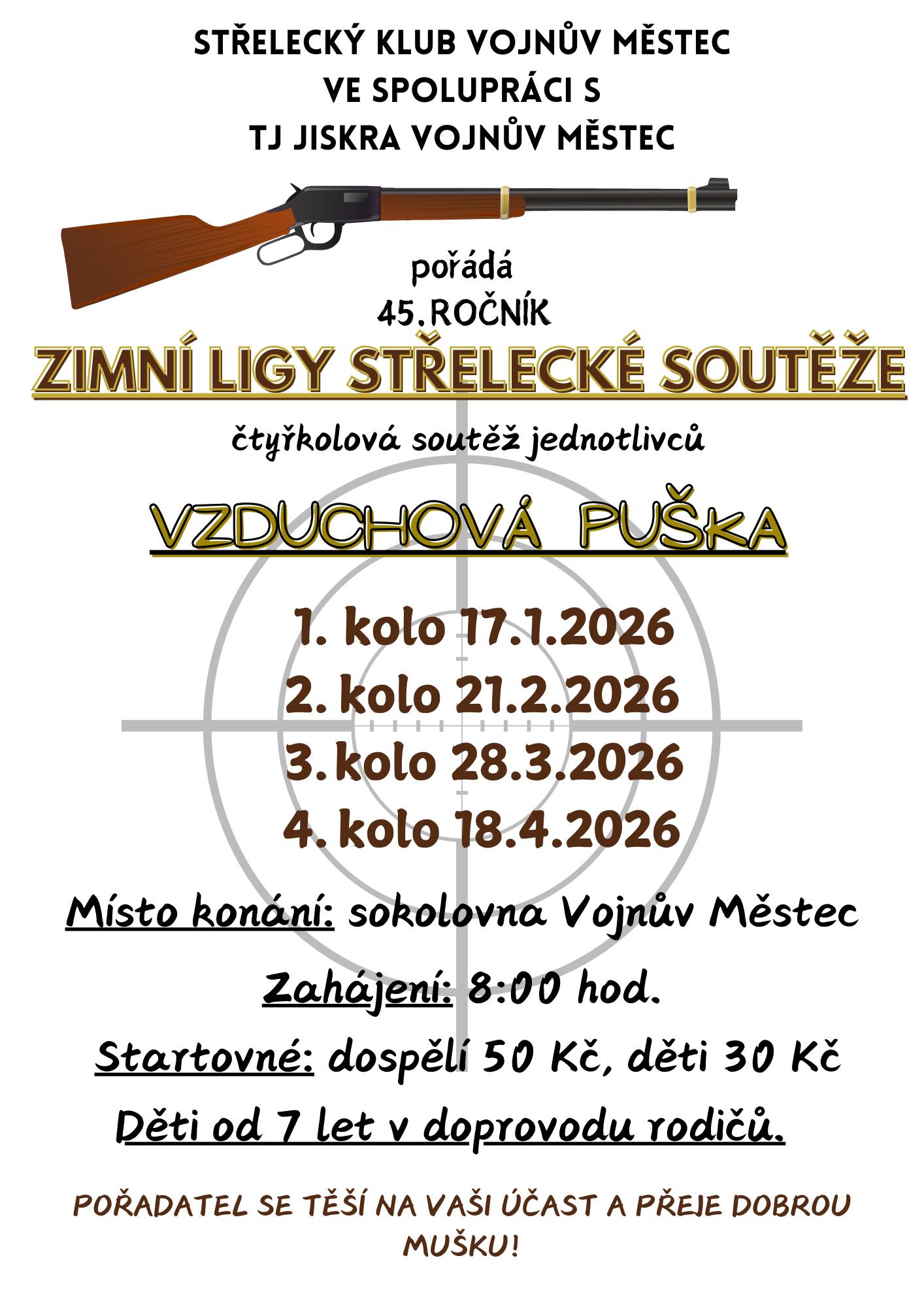 Zimní liga střelecké soutěže