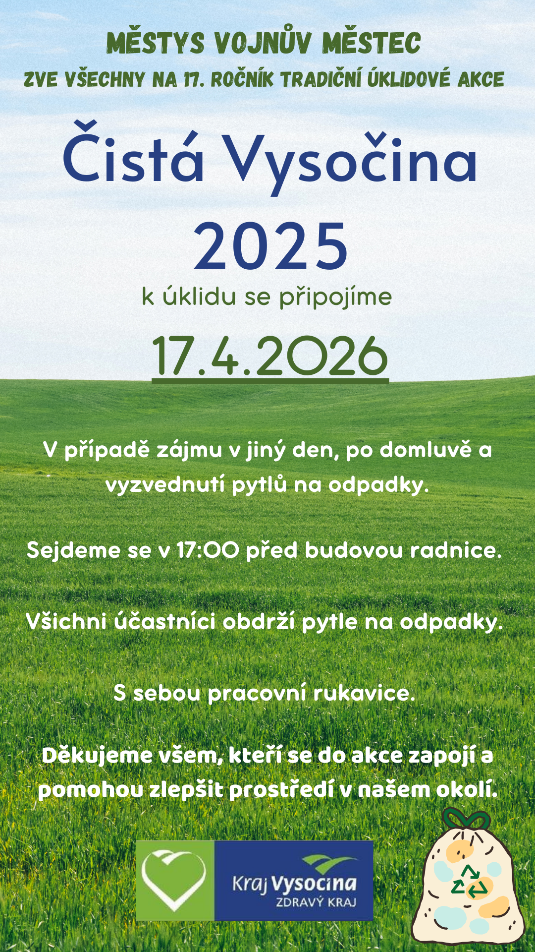 Čistá Vysočina 2026