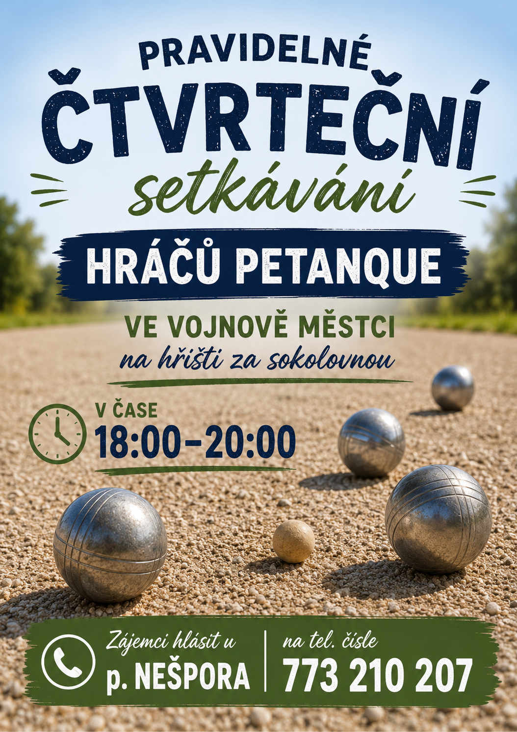 Petangue na hřišti