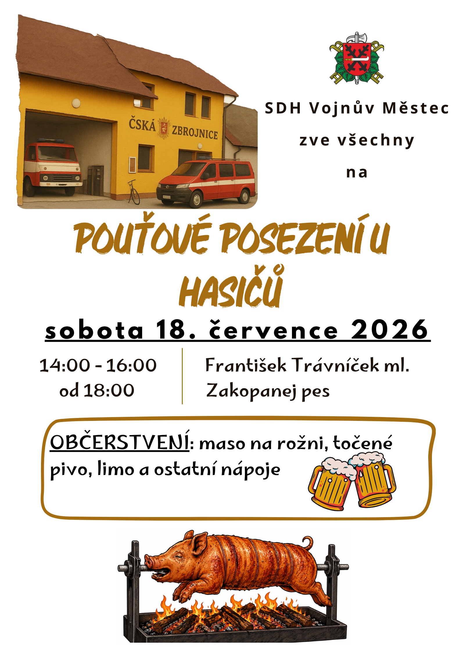 Pouťové posezení u hasičů