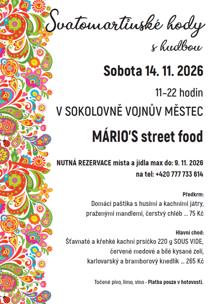 Svatomartinské hody s hudbou