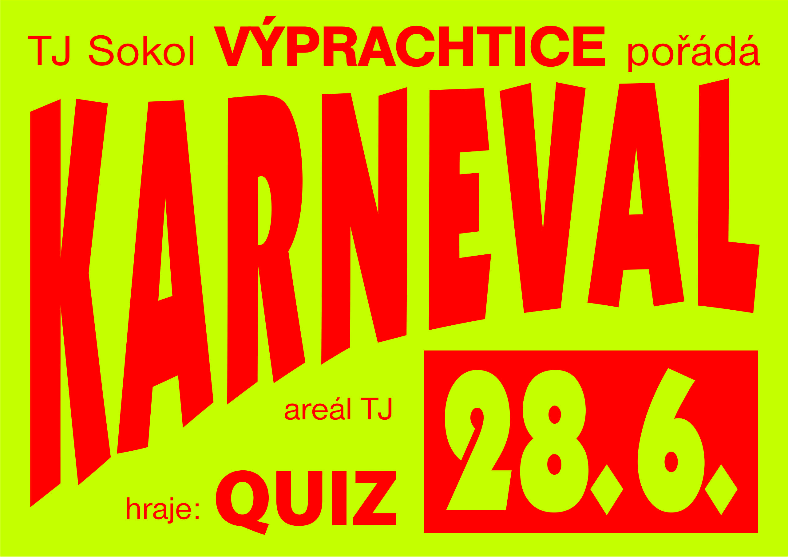 Letní karneval 2025