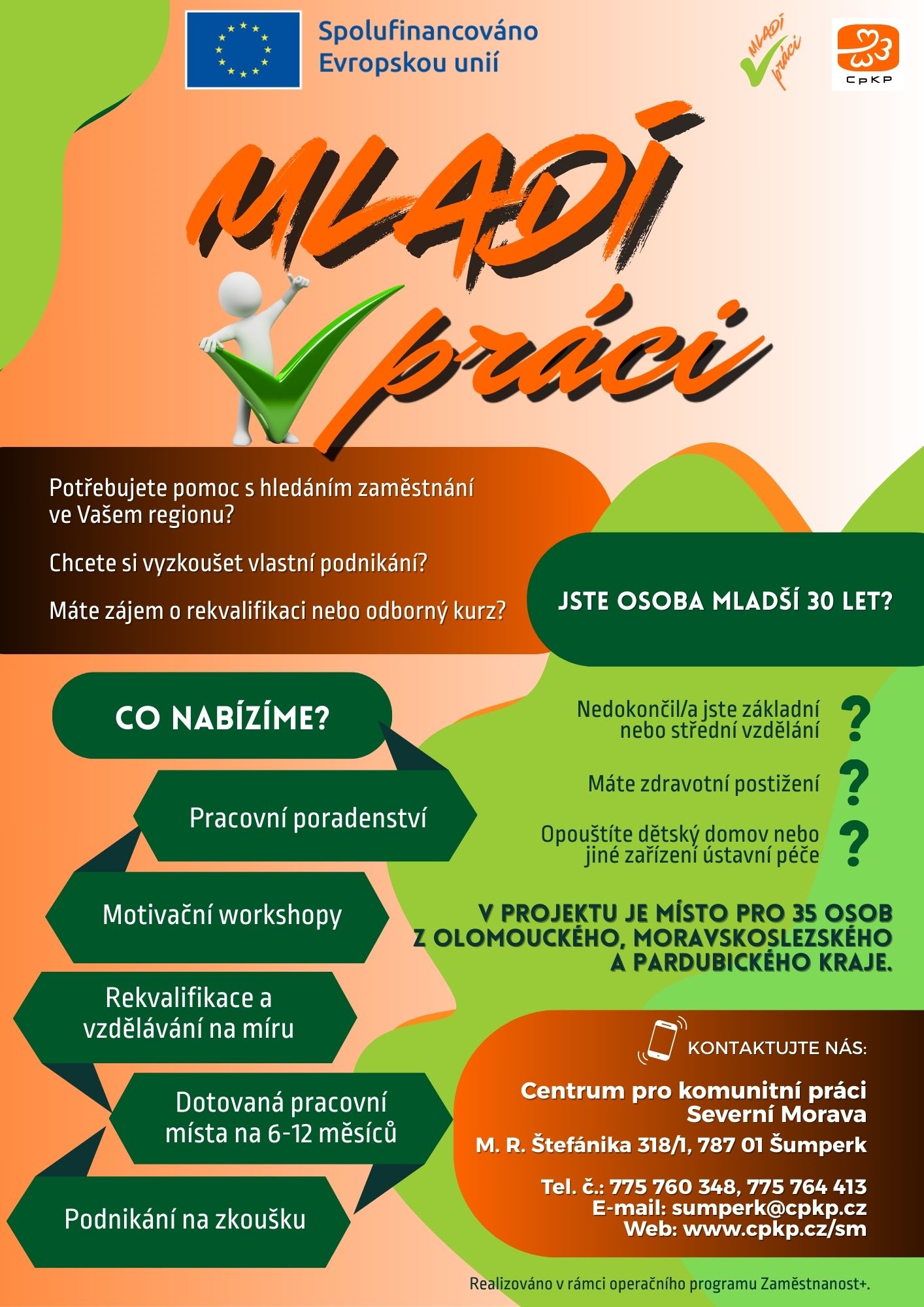 Náhledový obrázek článku: Projekt "Mladí v práci"