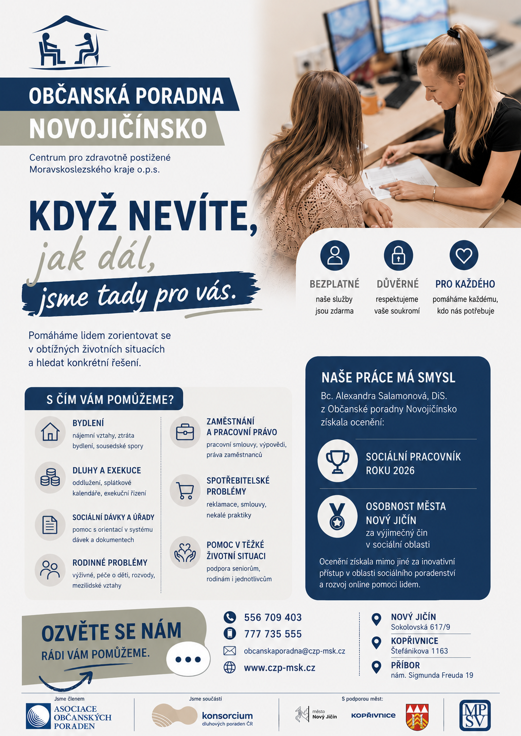 Náhledový obrázek článku: Občanská poradna Novojičínsko