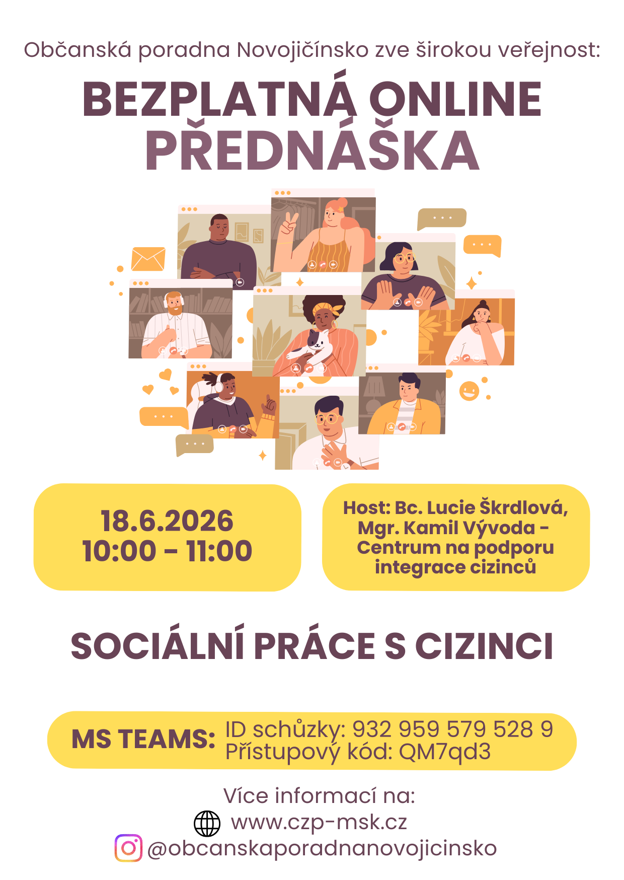 Náhledový obrázek článku: Pozvánka na přednášku