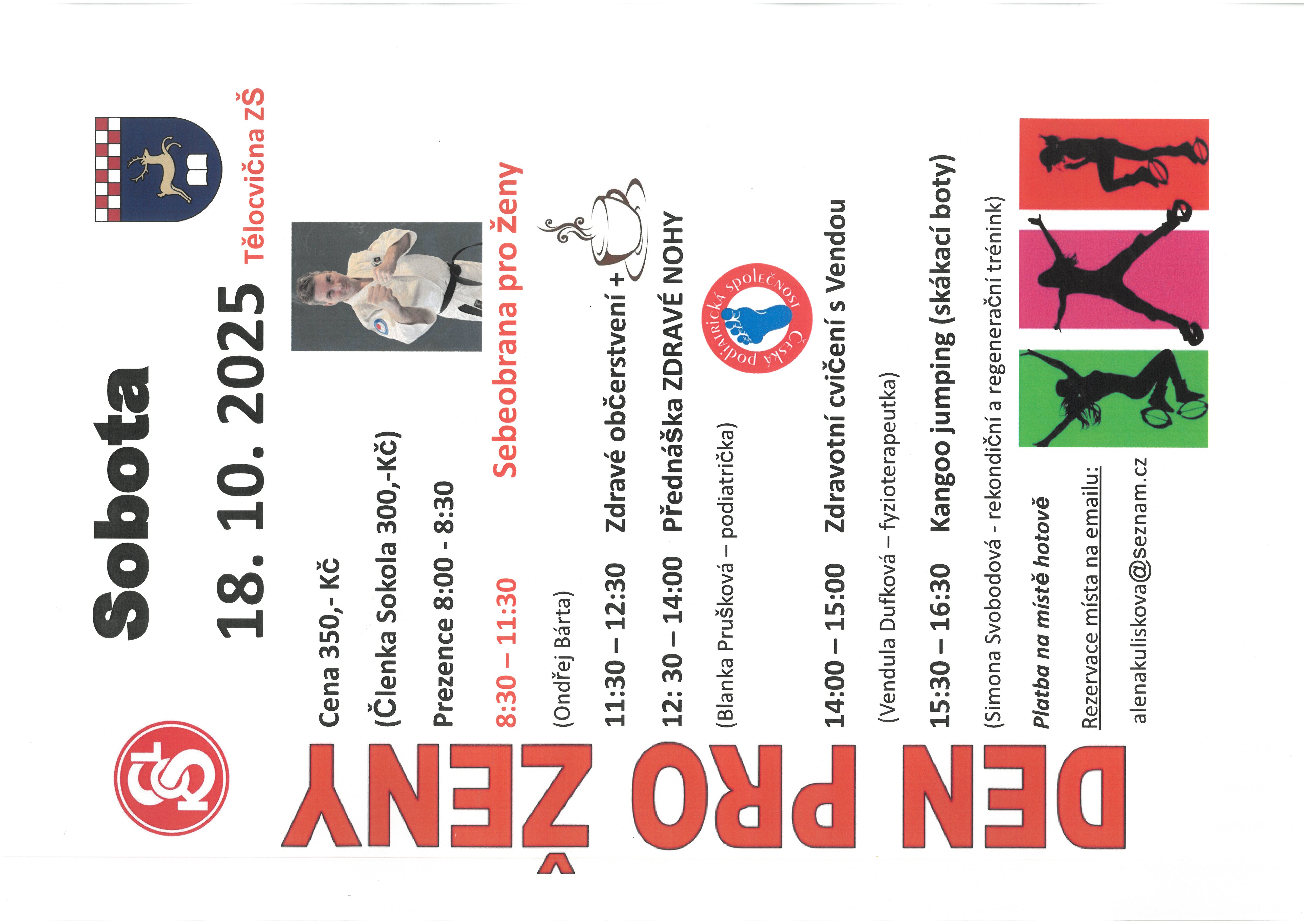 Den pro ženy + kurz sebeobrany