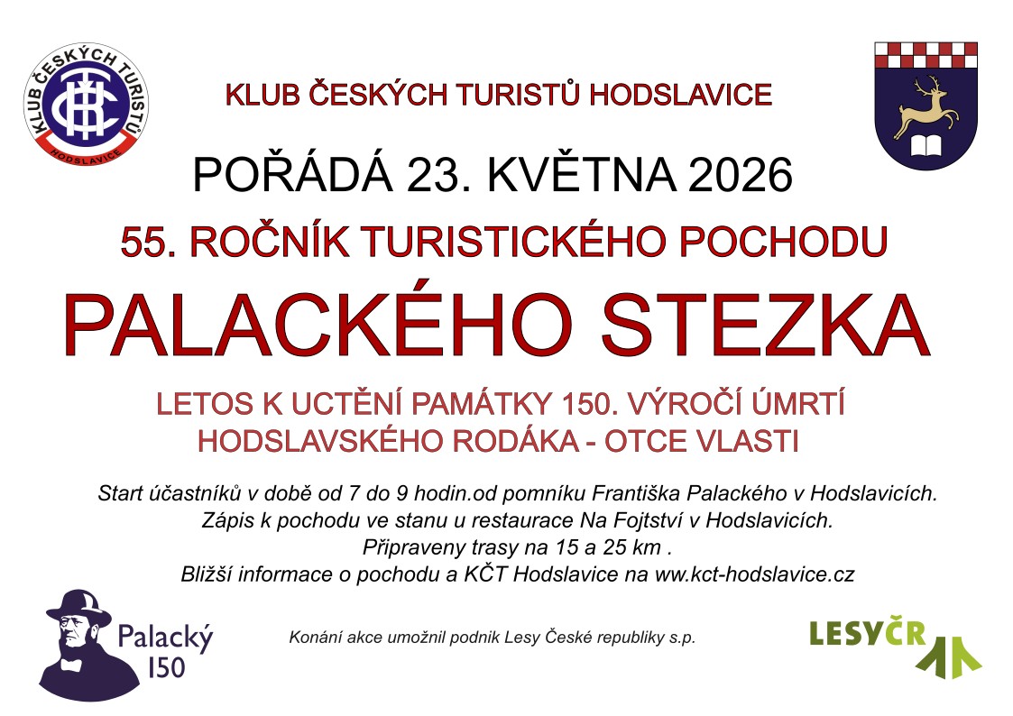 55. ročník Turistického pochodu Palackého stezka