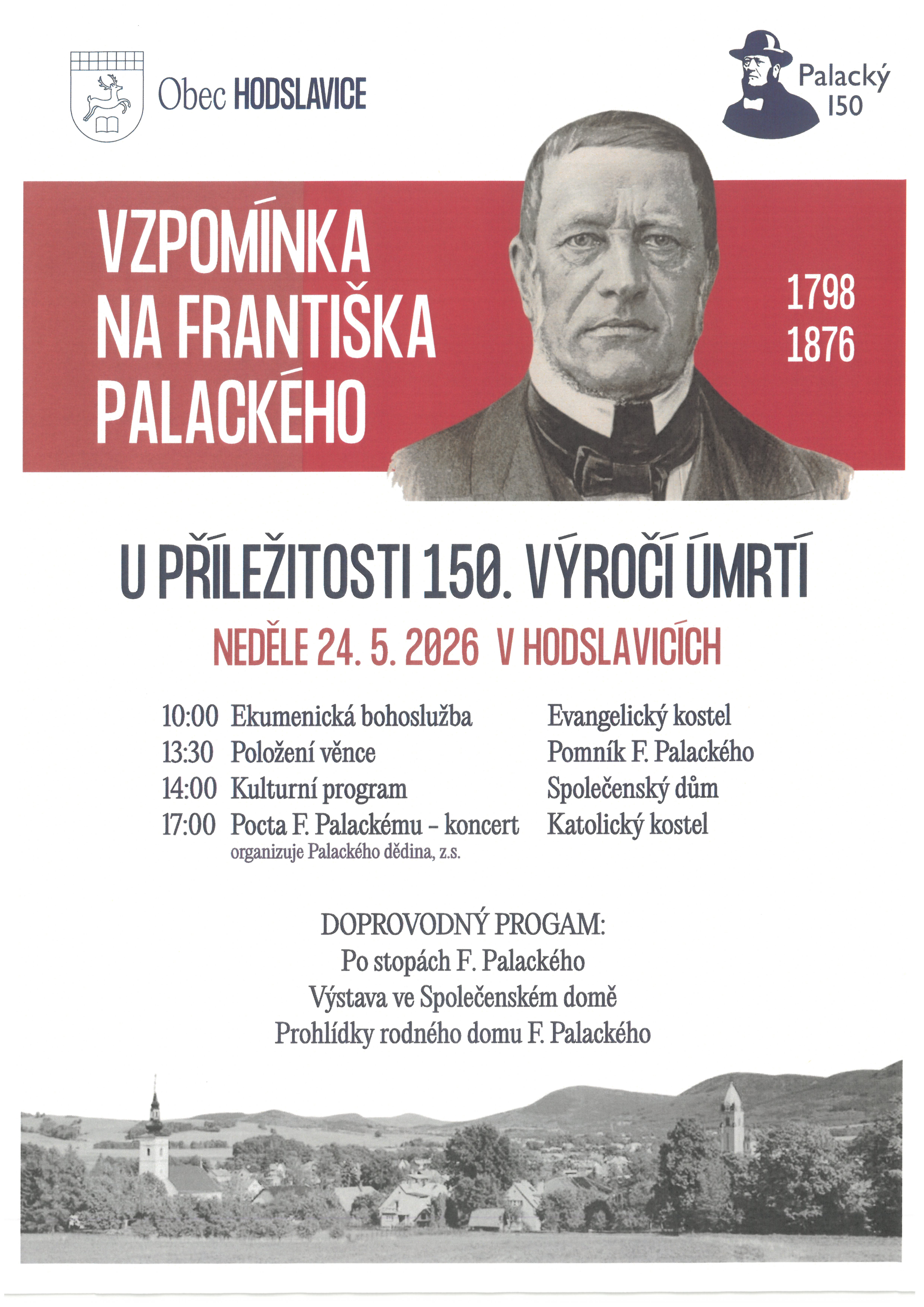 Vzpomínka k výročí úmrtí Františka Palackého