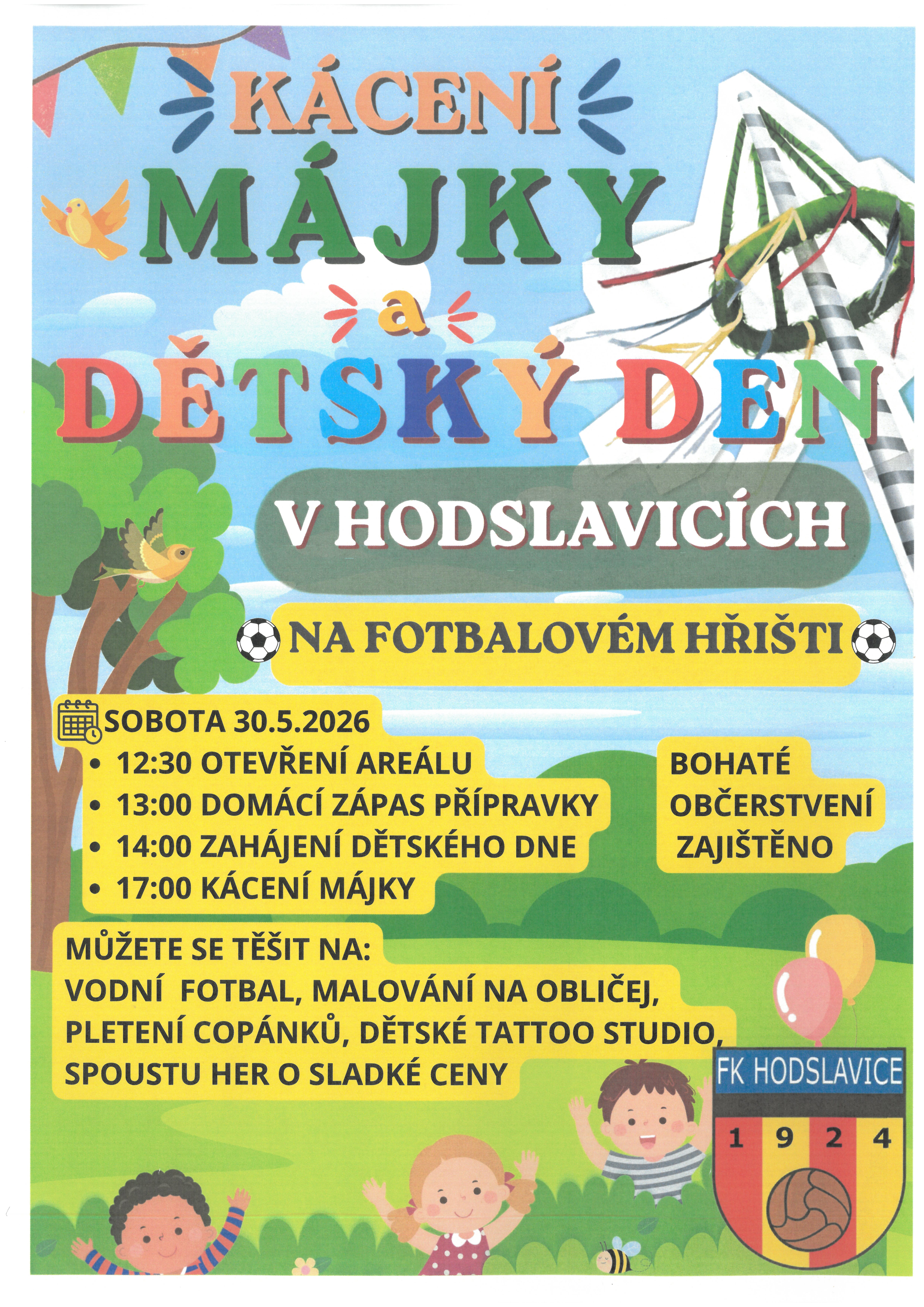 Kácení májky + Den dětí