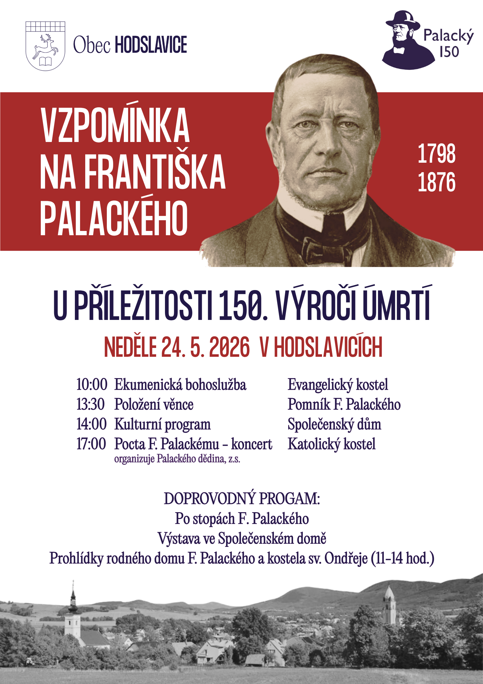 Vzpomínka k výročí úmrtí Františka Palackého
