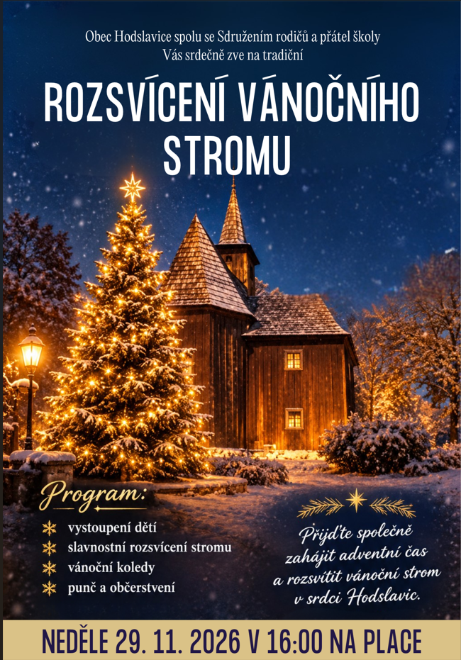 Rozsvícení vánočního stromu