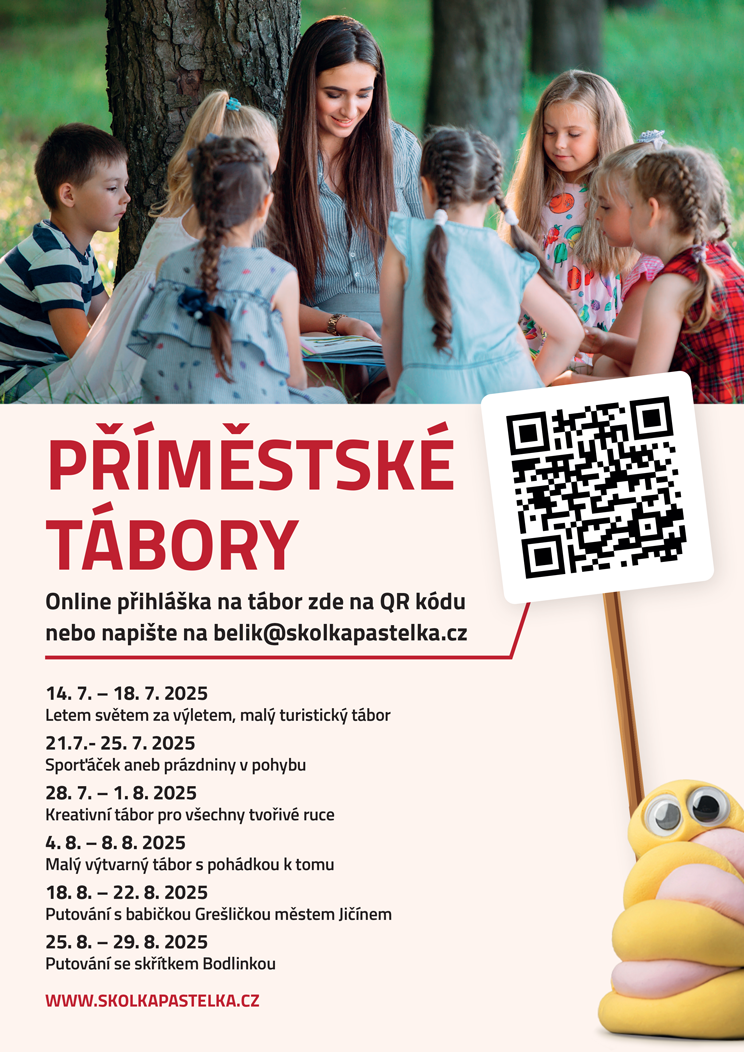 Náhledový obrázek článku: Příměstské tábory – nabídka školky Pastelka Jičín