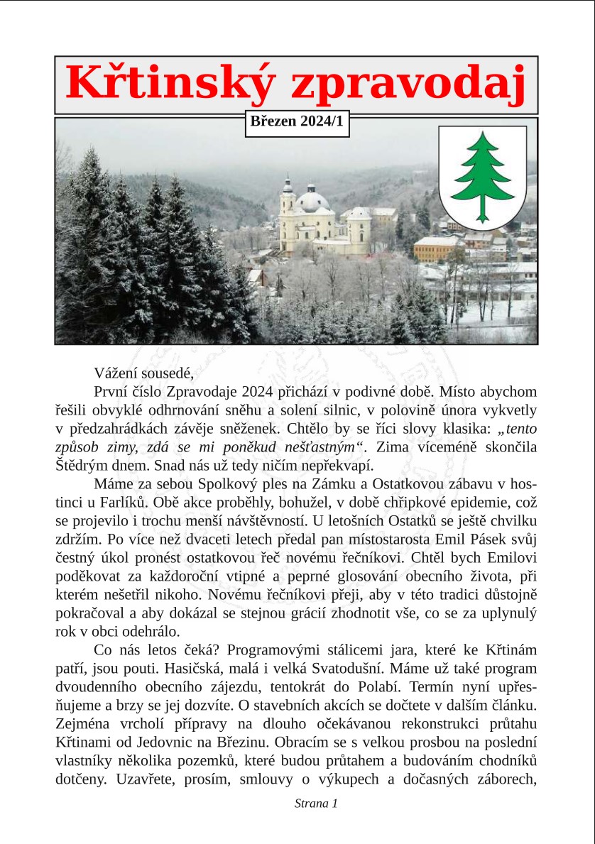 Křtinský zpravodaj