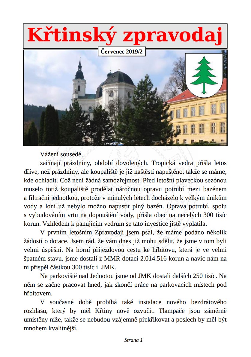 Křtinský zpravozdaj