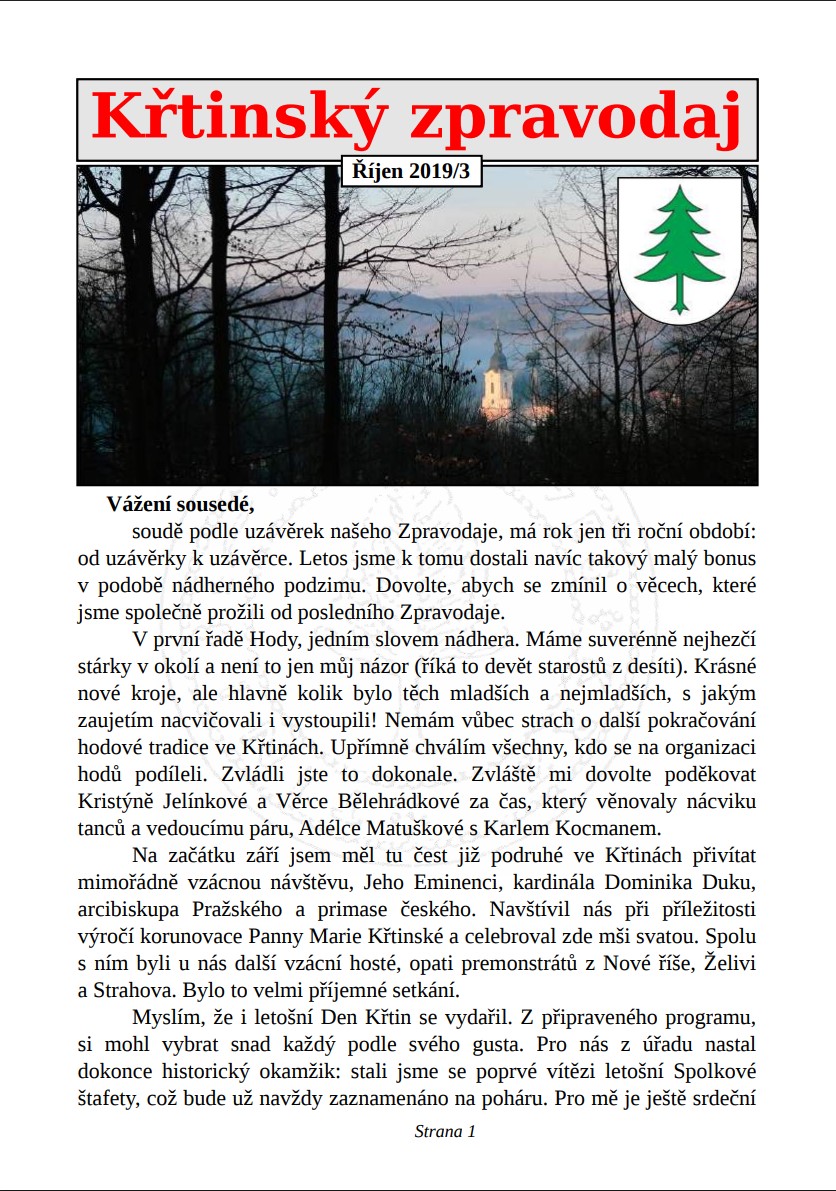 Křtinský Zpravodaj