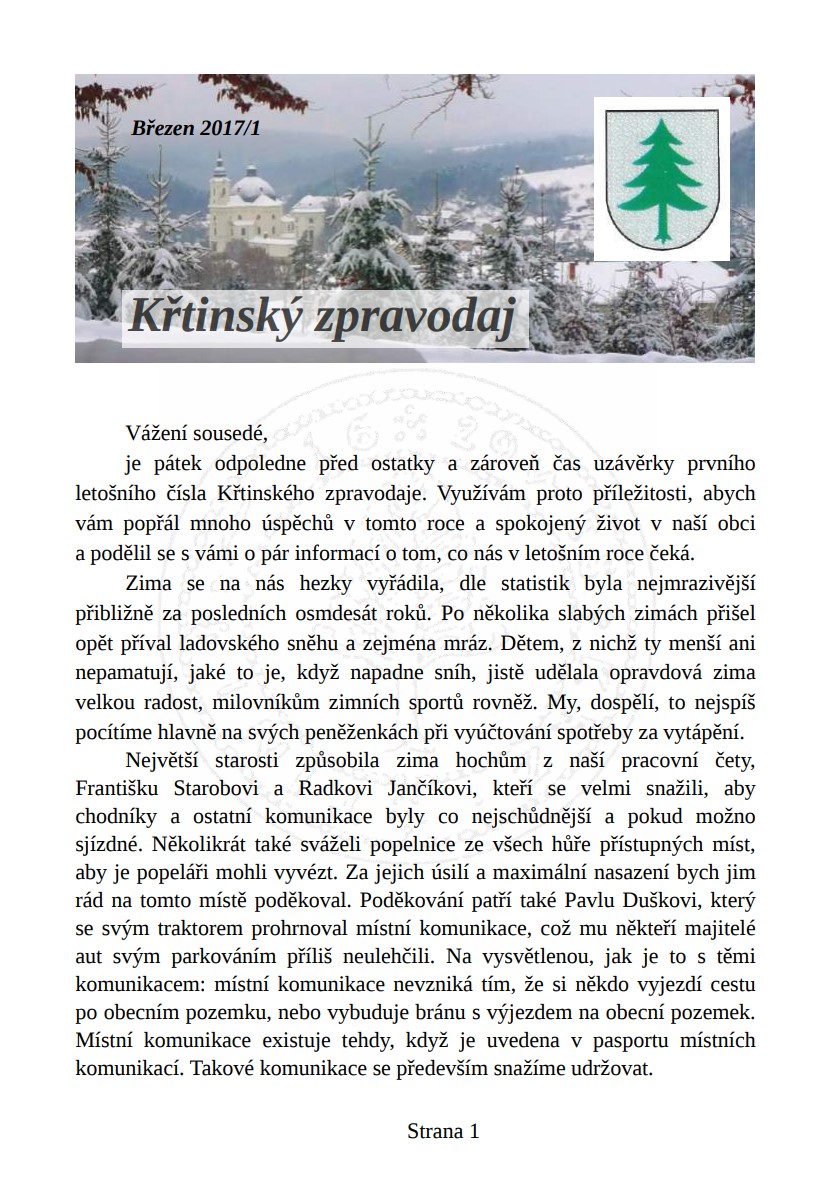 Křtinský zpravodaj