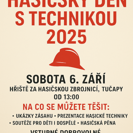 Hasičský den s technikou 2025