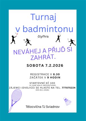 Badmintonový turnaj