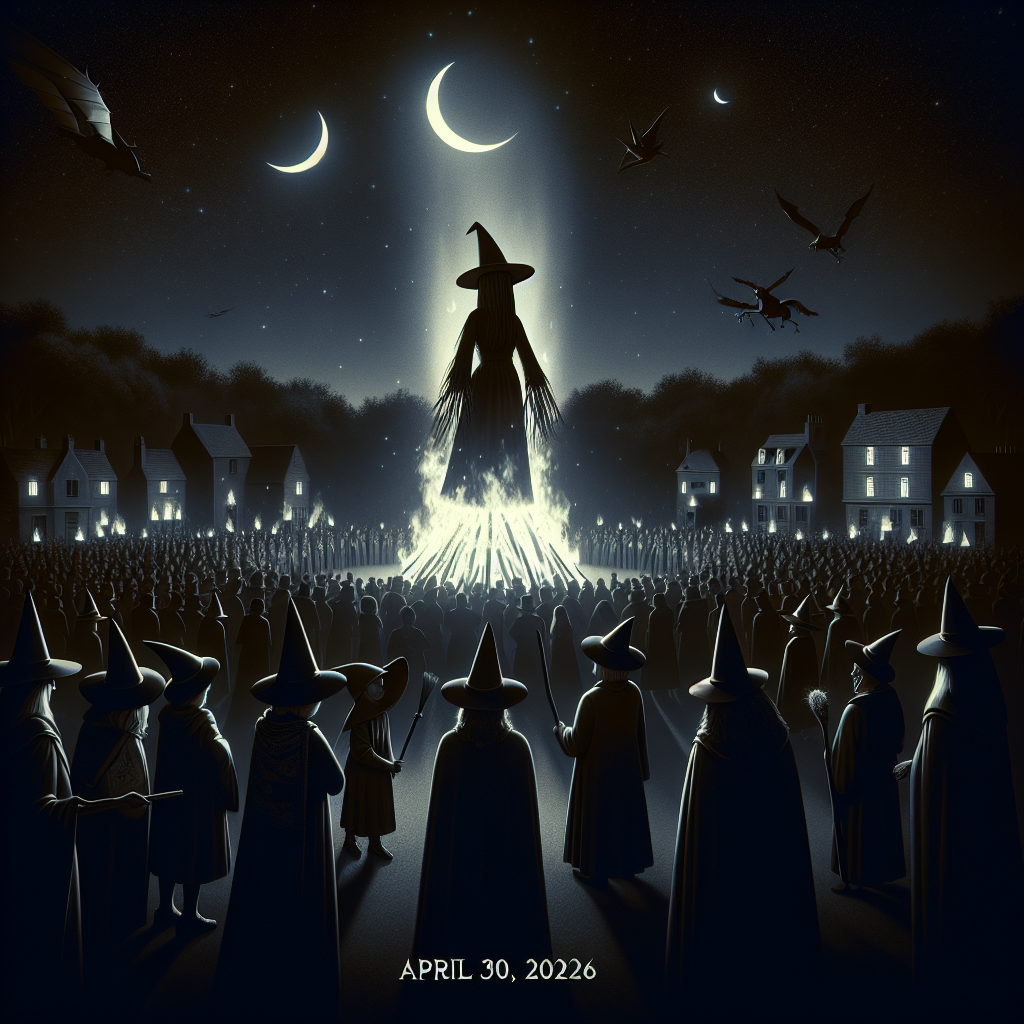 Slet čarodějnic a čarodějů s pálením čarodějnice