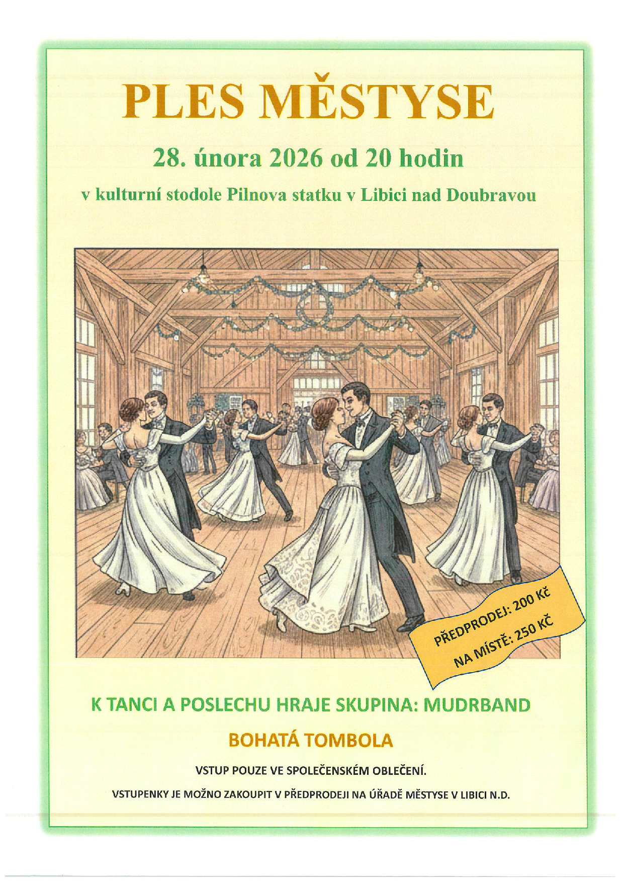 Ples městyse v Libici nad Doubravou