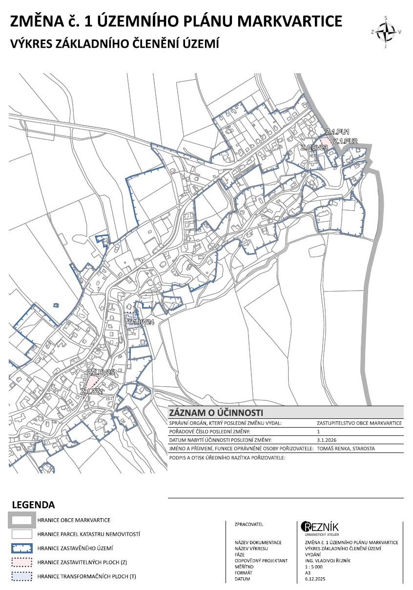 Zm1 UP Markvartice Vykres zakladniho cleneni uzemi