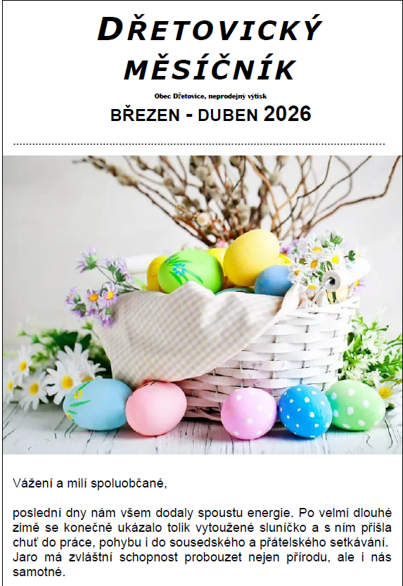 Měsíčník  březen - duben