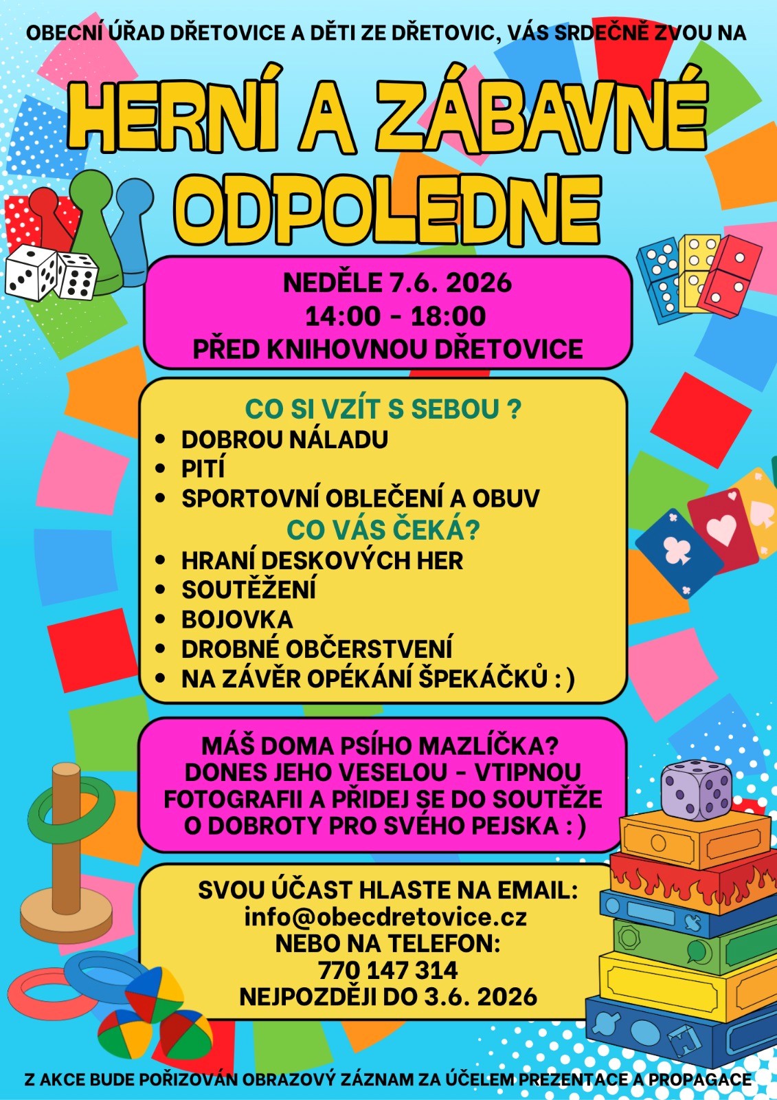 Herní a zábavné odpoledne