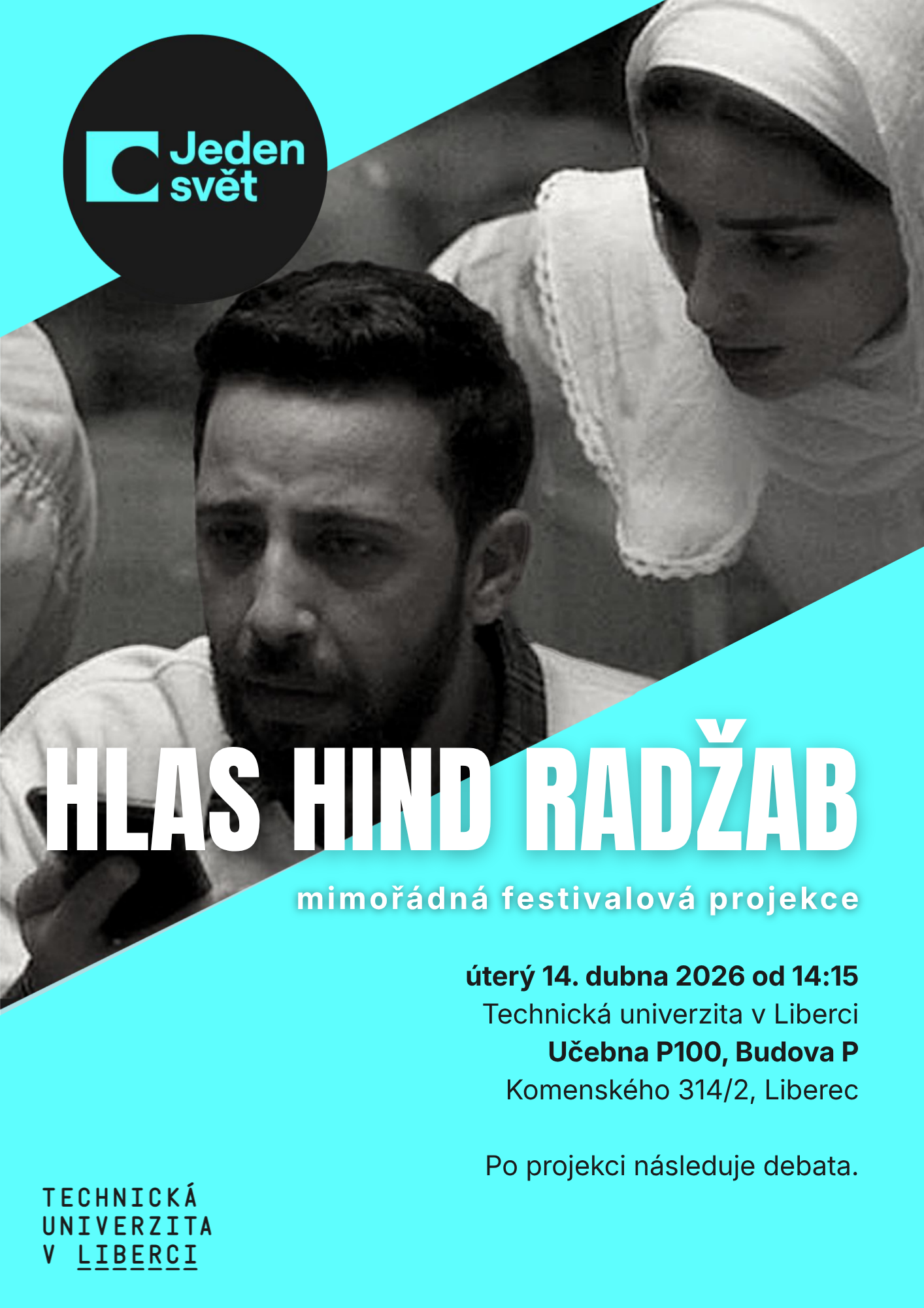Náhledový obrázek článku: Mimořádná projekce filmu Hlas Hind Radžab