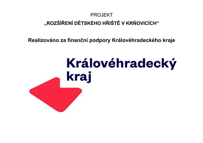 Náhledový obrázek článku: Rozšíření dětského hřiště v Krňovicích