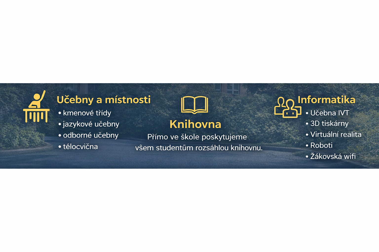 Fotografie starosty Proč vybrat naši školu?