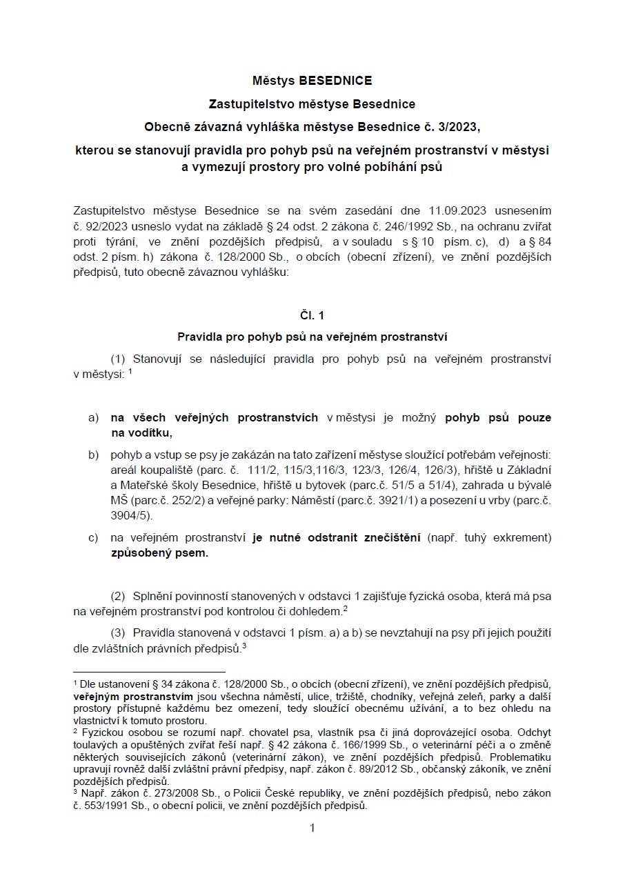 OZV kterou se vydává požární řád