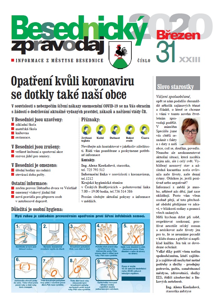 číslo 31 - březen 2020