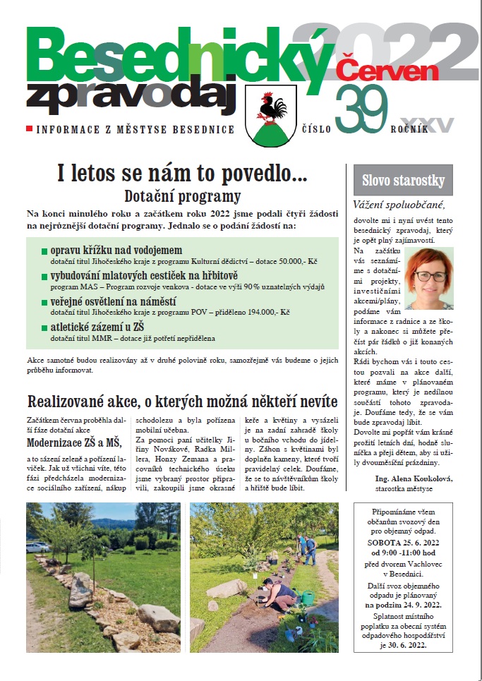 číslo 39 - červen 2022