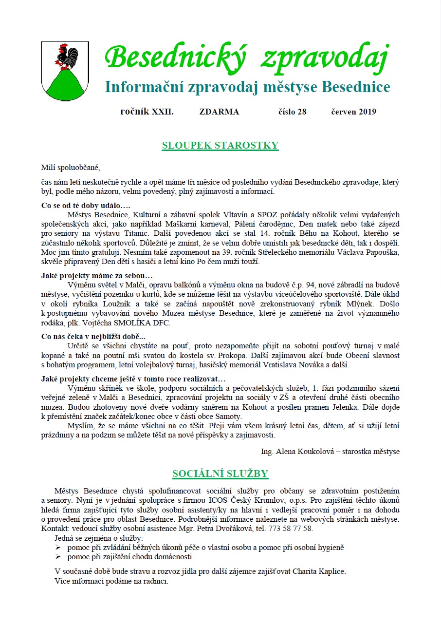 číslo 28 - červen 2019