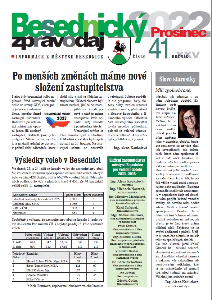 číslo 41 - prosinec 2022