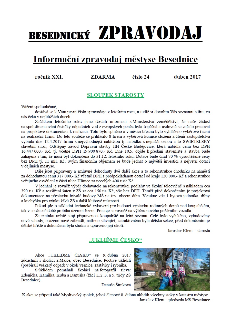 číslo 24 - duben 2017