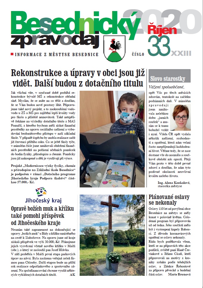 číslo 33 - říjen 2020