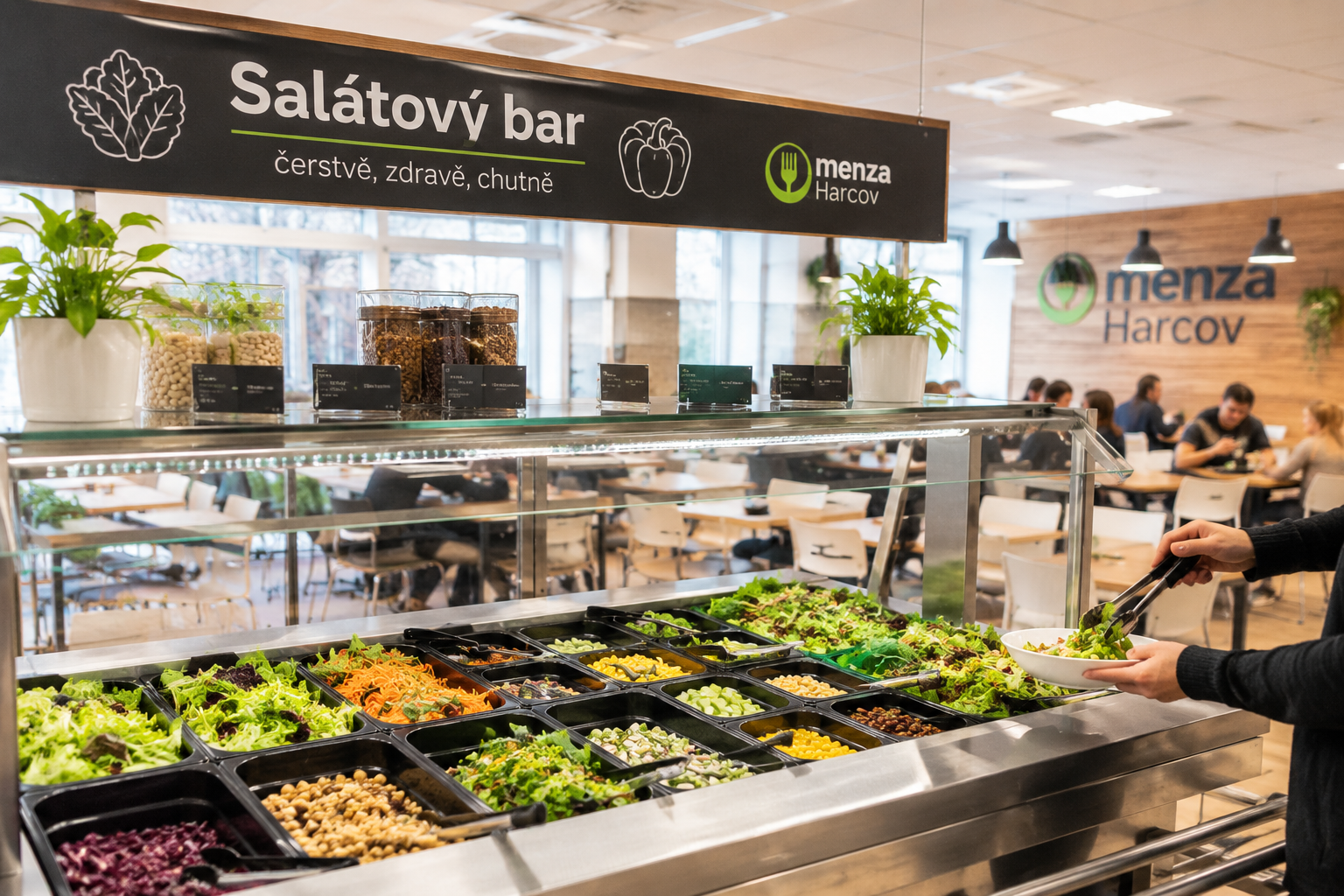 Náhledový obrázek článku: Salátový bar - menza Harcov