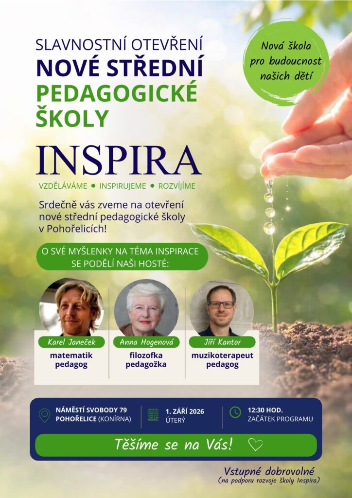 Slavnostní otevření nové střední pedagogické školy Inspira
