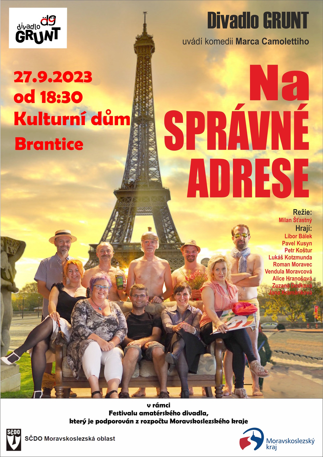 Náhledový obrázek článku: Pozvánka na divadelní představení