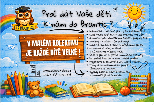 Náhledový obrázek článku: Zápis do ZŠ - 2026