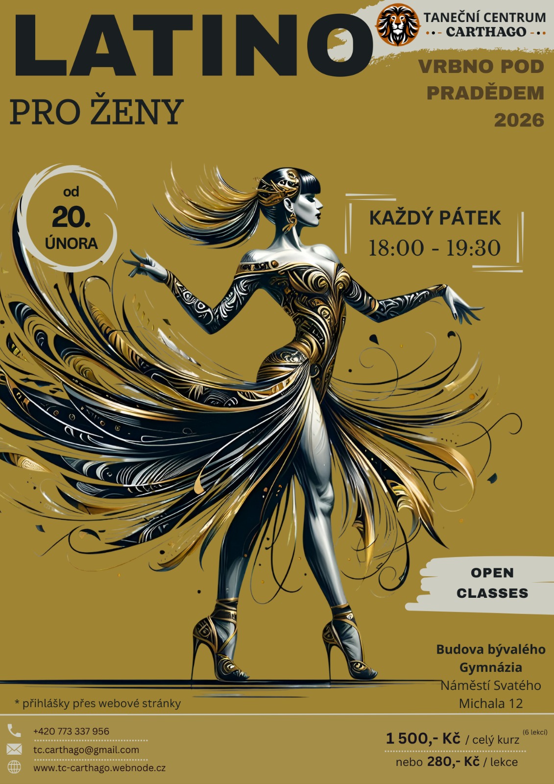 Náhledový obrázek článku: LATINO PRO ŽENY – nově ve Vrbně pod Pradědem!