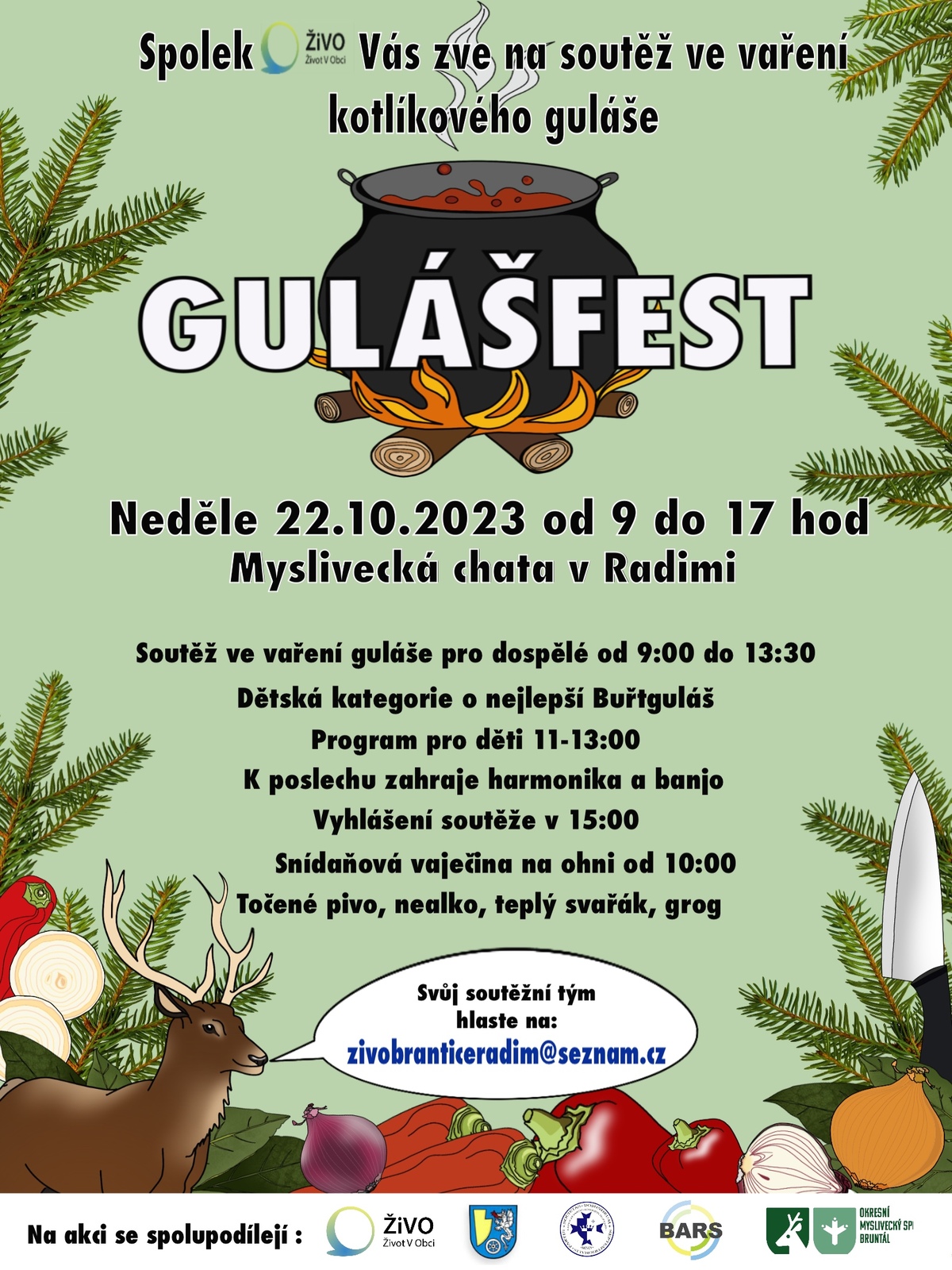 Náhledový obrázek článku: Spolek ŽiVO zve na GULÁŠFEST
