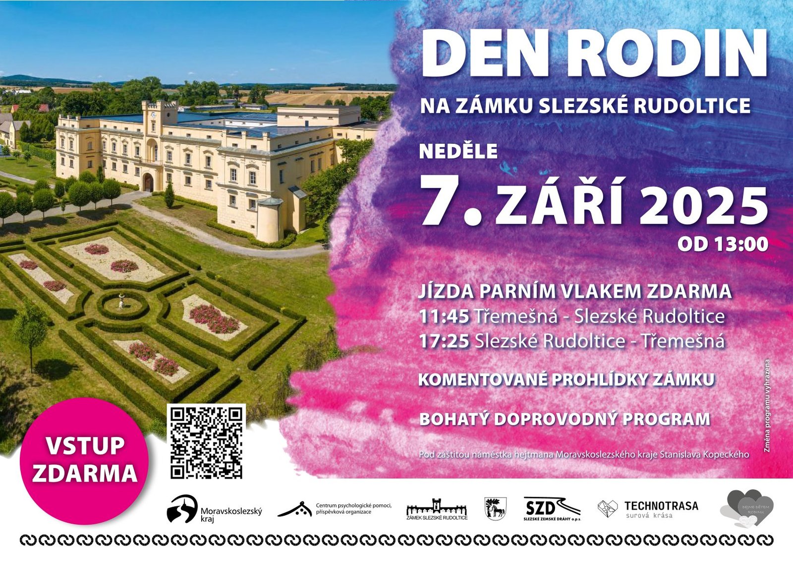 Náhledový obrázek článku: Pozvání na sérii akcí "Dny rodin"