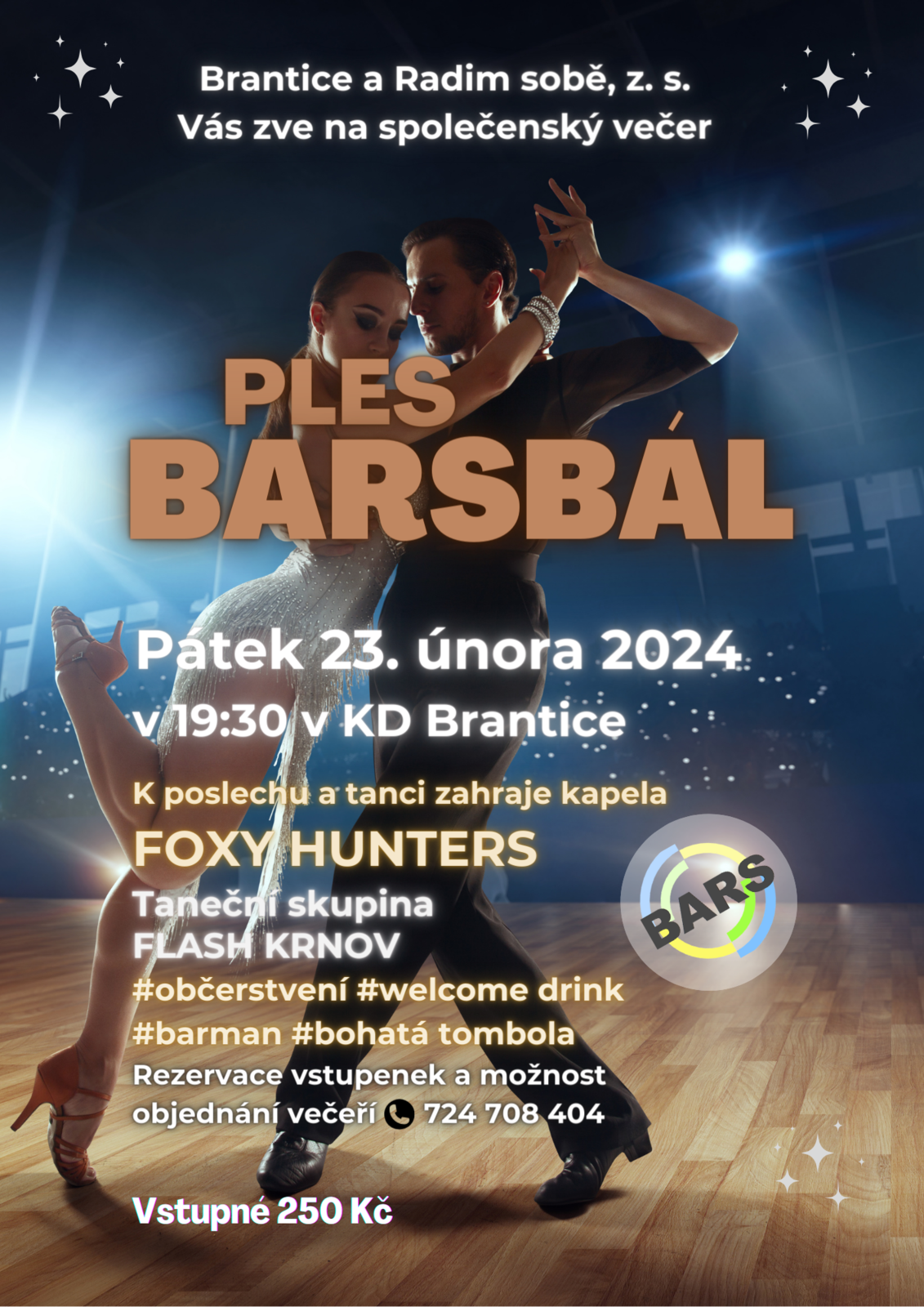 Náhledový obrázek článku: Pozvánka na ples - BARSBÁL